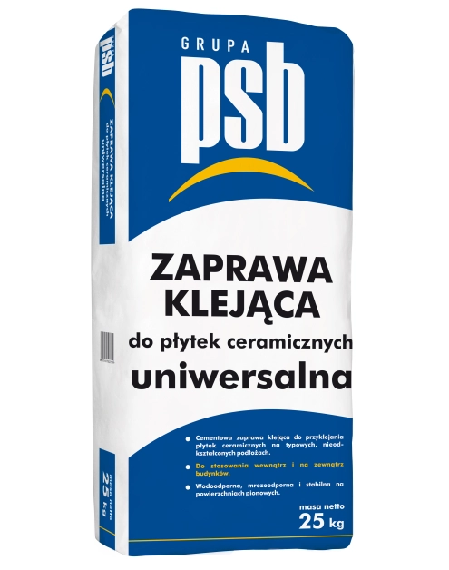 Zdjęcie: Zaprawa klejąca do płytek ceramicznych uniwersalna PSB 25 kg ATLAS
