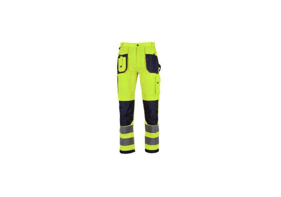 Zdjęcie: Spodnie robocze ostrzegawcze Basic Neon Line, rozmiar M, żółty STALCO