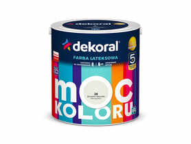 Farba lateksowa Moc Koloru delikatny pergamin 2,5 L DEKORAL