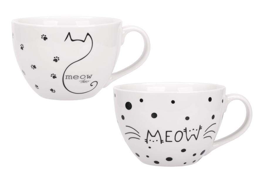 Zdjęcie: Kubek Miau 400 ml z porcelany New Bone 81447 RAVI