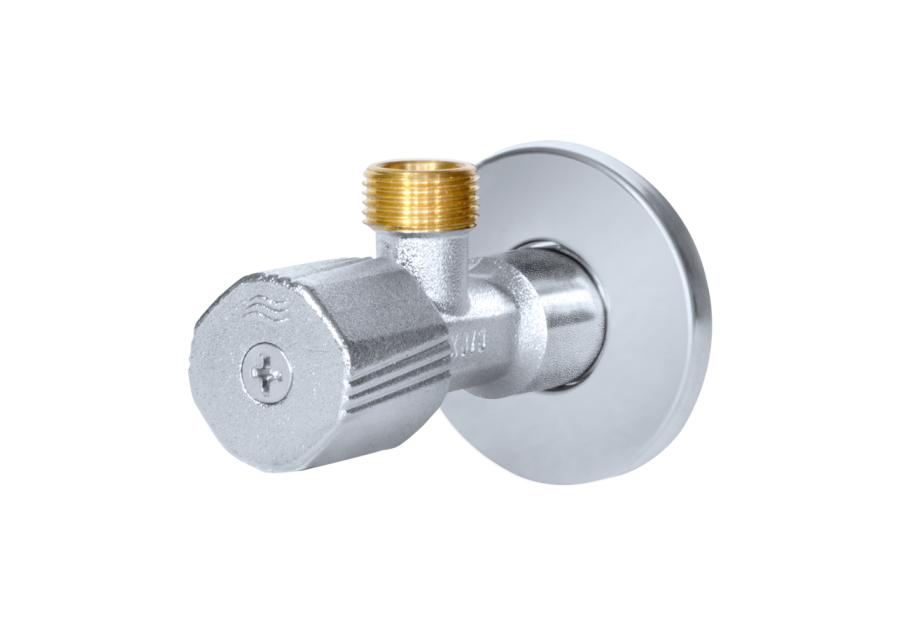 Zdjęcie: Zawór kątowy grzybkowy 1/2"x 3/8" twist DURO
