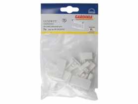 Uchwyt montażowy do rolet plisowanych biały GARDINIA