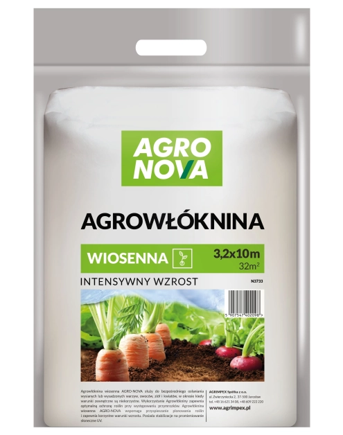 Zdjęcie: Agrowłóknina osłaniająca wiosenna biała 3,2 x 10 m AGRO-NOVA