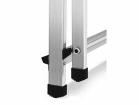 Drabina aluminiowa domowa 8 stopniowa 125 kg DRABEST