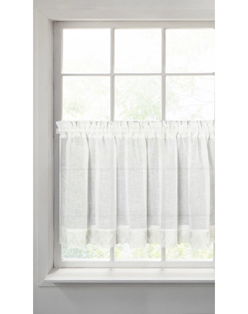 Zdjęcie: Firana gotowa Doris 150x60 cm kremowy EUROFIRANY