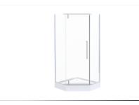 Zdjęcie: Kabina prysznicowa Agat 80 cm z wykończeniem chrom SAVANA