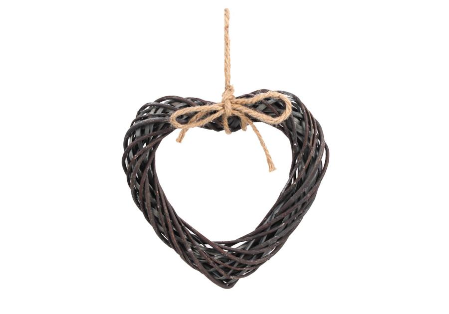 Zdjęcie: Serce wiklinowe zawieszka 33x31x5/39h cm TIN TOURS