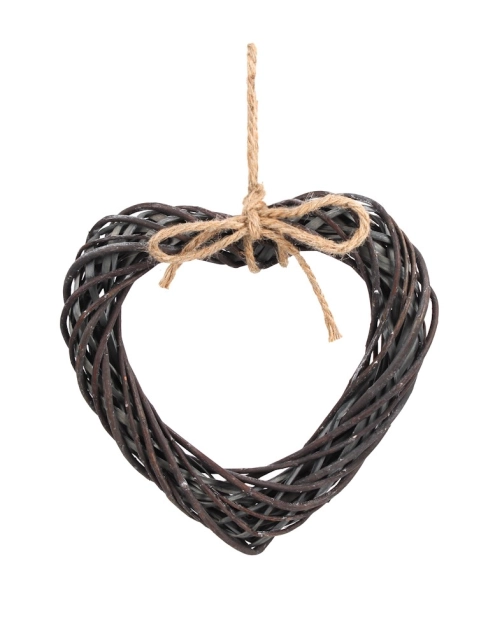 Zdjęcie: Serce wiklinowe zawieszka 33x31x5/39h cm TIN TOURS