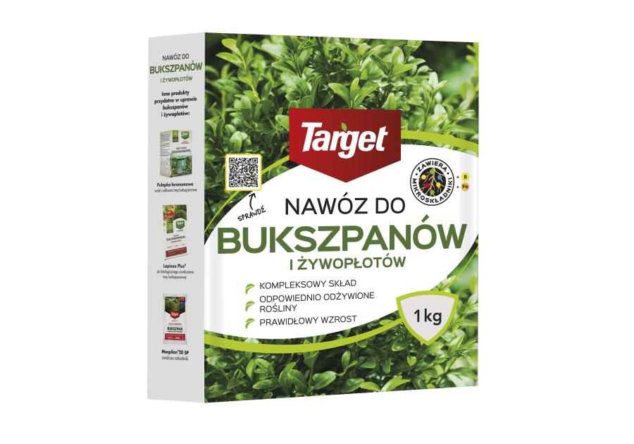 Zdjęcie: Nawóz do bukszpanów i żywopłotów z mikroskładnikami 1 kg  TARGET