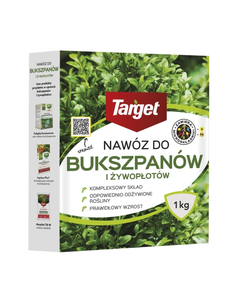 Zdjęcie: Nawóz do bukszpanów i żywopłotów z mikroskładnikami 1 kg  TARGET