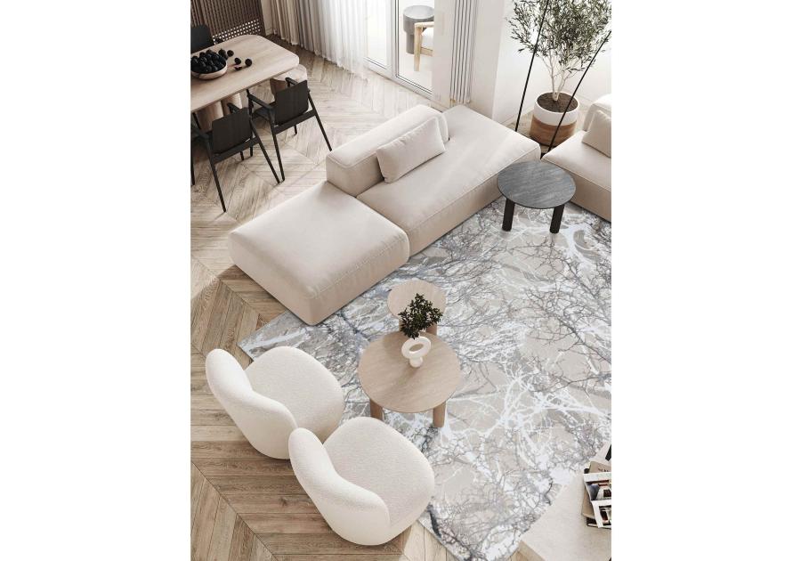 Zdjęcie: Dywan Grece 80x150 cm gałęzie beżowy MULTI-DECOR