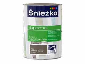 Emalia Supermal popielaty ciemny F597 0,8L ŚNIEŻKA