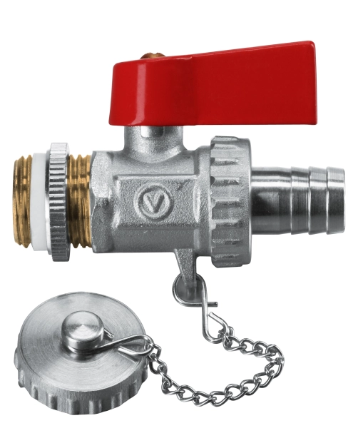 Zdjęcie: Kurek kulowy spustowy G1/2 niklowany VALVEX