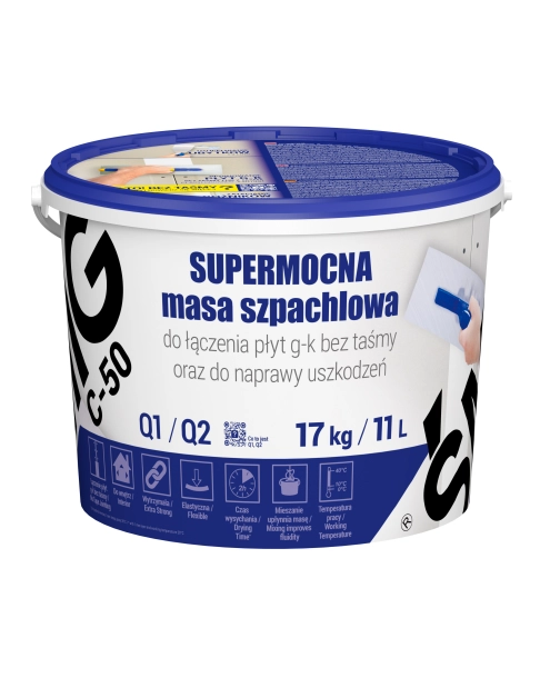 Zdjęcie: Masa szpachlowa supermocna C-50 - 17 kg ŚMIG