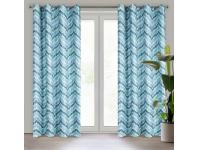 Zdjęcie: Zasłona gotowa Ann 140x250 cm niebieski EUROFIRANY