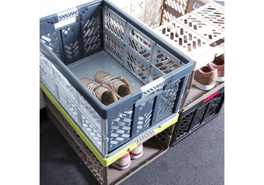 Zdjęcie: Kosz Ben składany z miękkimi uchwytami 45 L nordic blue KEEEPER