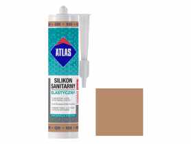 Silikon sanitarny elastyczny 020 beżowy 280 ml ATLAS