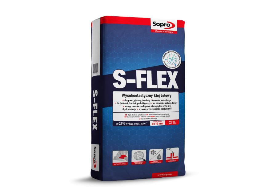 Zdjęcie: Klej żelowy S-Flex 201 22,5 kg wysokoelastyczny SOPRO