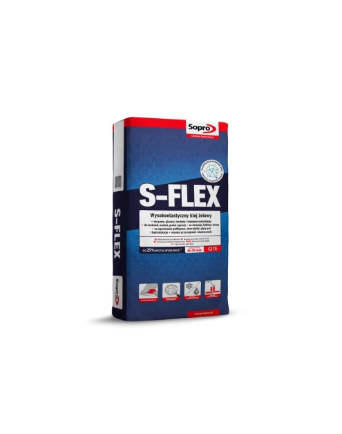 Zdjęcie: Klej żelowy S-Flex 201 22,5 kg wysokoelastyczny SOPRO