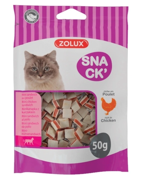 Zdjęcie: Przysmak dla kota mini kanapka z kurczakiem 50 g ZOLUX