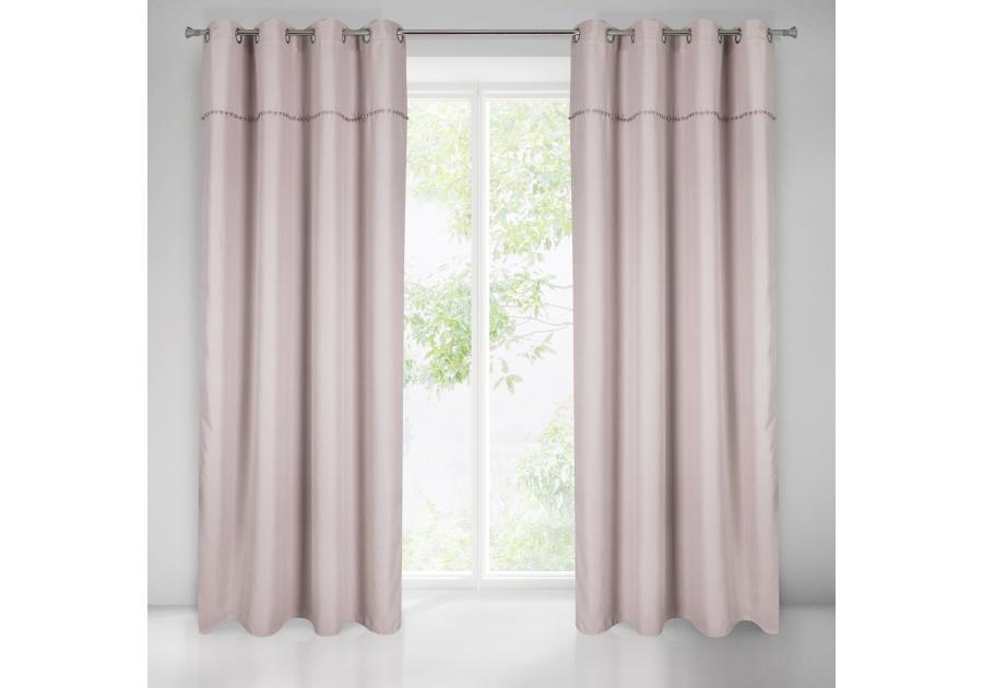 Zdjęcie: Zasłona gotowa Azra 140x250 cm różowy EUROFIRANY