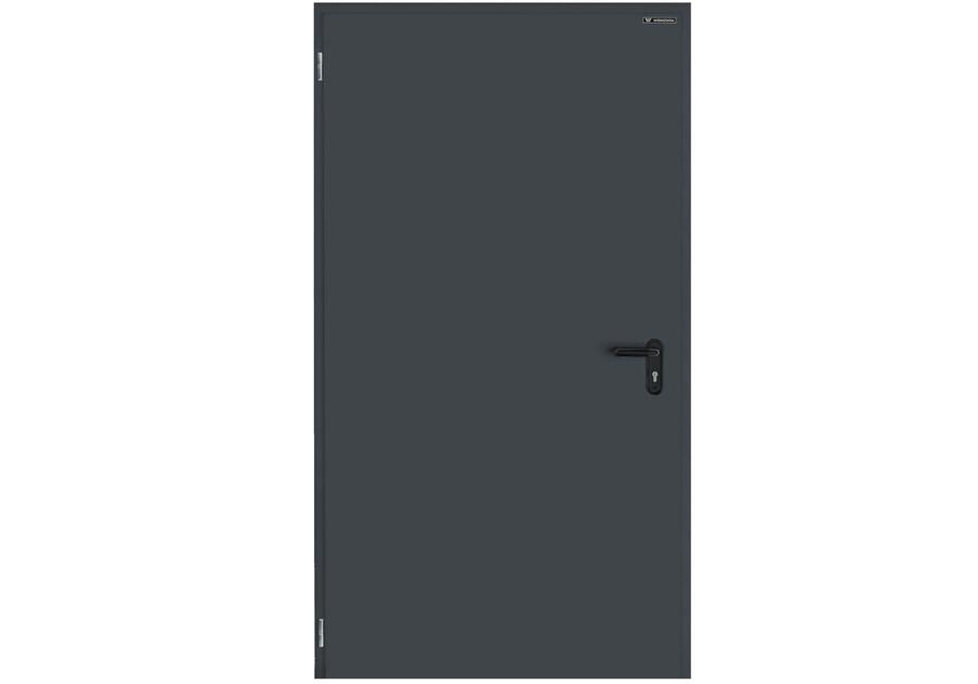 Zdjęcie: Drzwi Zewnętrzne Technical 40 kolor RAL 7016, 960x2045 grubość 40 mm lewe na zewnątrz WIŚNIOWSKI