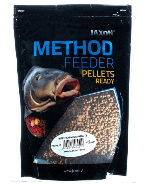 Zdjęcie: Pellets method feeder ready 2 mm białe robaki 500 g JAXON
