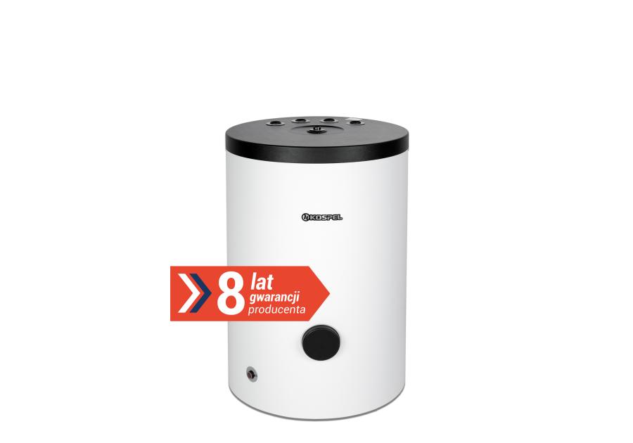 Zdjęcie: Zbiornik buforowy nieemaliowany w izolacji, króćce w górę SVK-100.1 KOSPEL