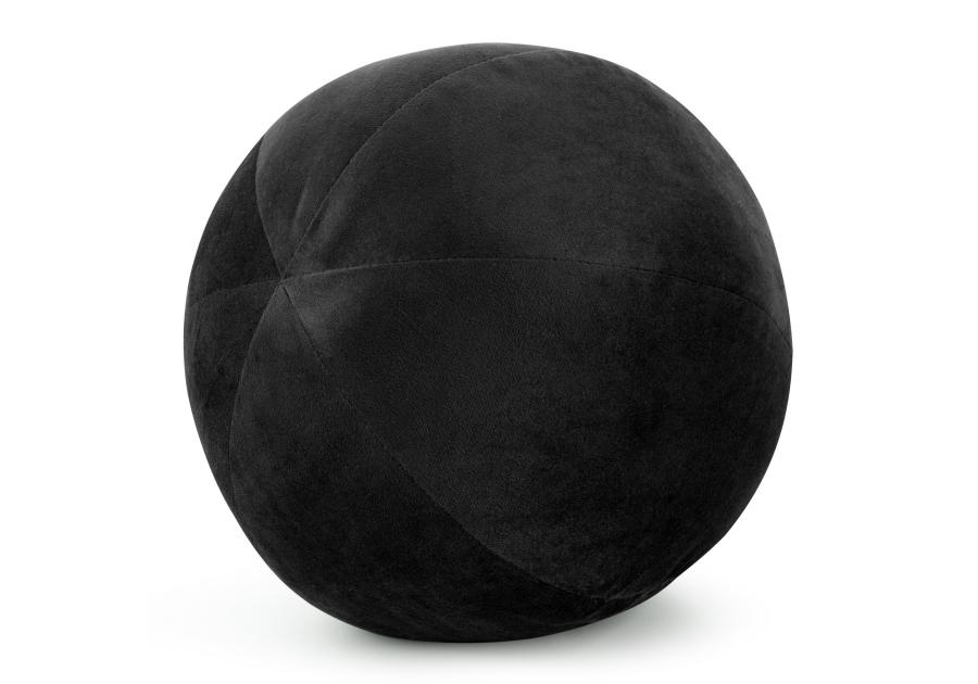 Zdjęcie: Poduszka dekoracyjna w formie kuli Gaja 24 cm czarna EUROFIRANY