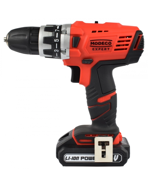 Zdjęcie: Wiertarko-wkrętarka akumulatorowa 18 V Li-Ion MODECO EXPERT