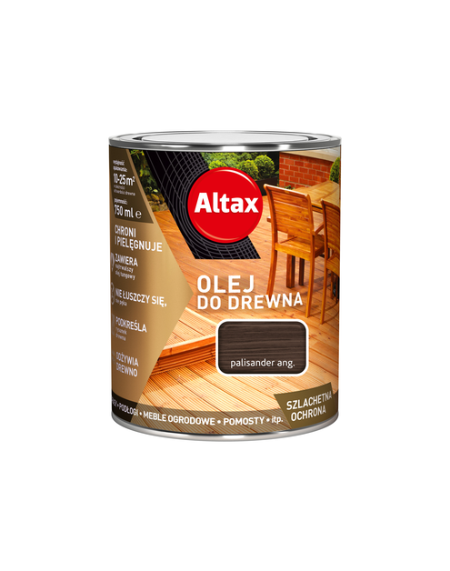 Zdjęcie: Olej do drewna 0,75 L palisander angielski ALTAX