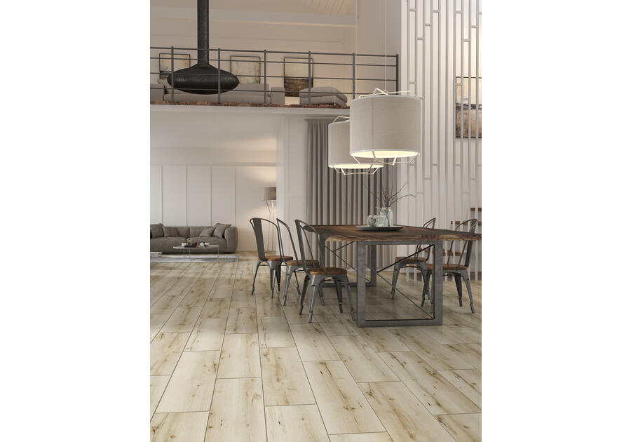 Zdjęcie: Panel laminowany wodoodporny Elite 4V WR Dąb Augusta 8mm AC5 szerokie deski 4xV-fuga CLASSEN