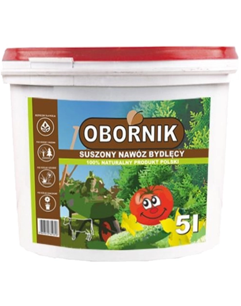 Zdjęcie: Obornik suszony nawóz bydlęcy wiaderko 5 L BIOVITA