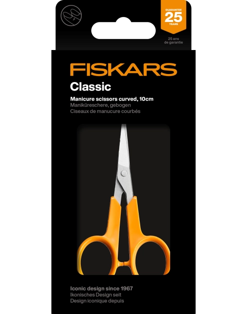 Zdjęcie: Nożyczki do paznokci Classic wygięte 10 cm FISKARS