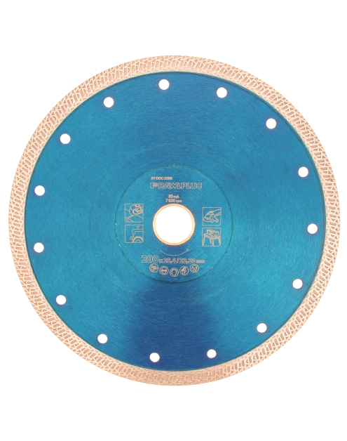 Zdjęcie: Ściernica diamentowa do cięcia ceramiki 200x25,4/22,23 mm RAWLPLUG