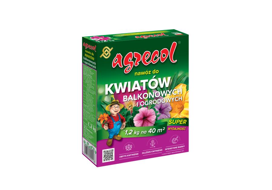 Zdjęcie: Nawóz do kwiatów ogrodowych 1,2 kg AGRECOL