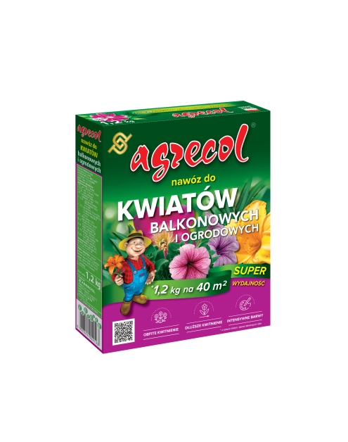 Zdjęcie: Nawóz do kwiatów ogrodowych 1,2 kg AGRECOL