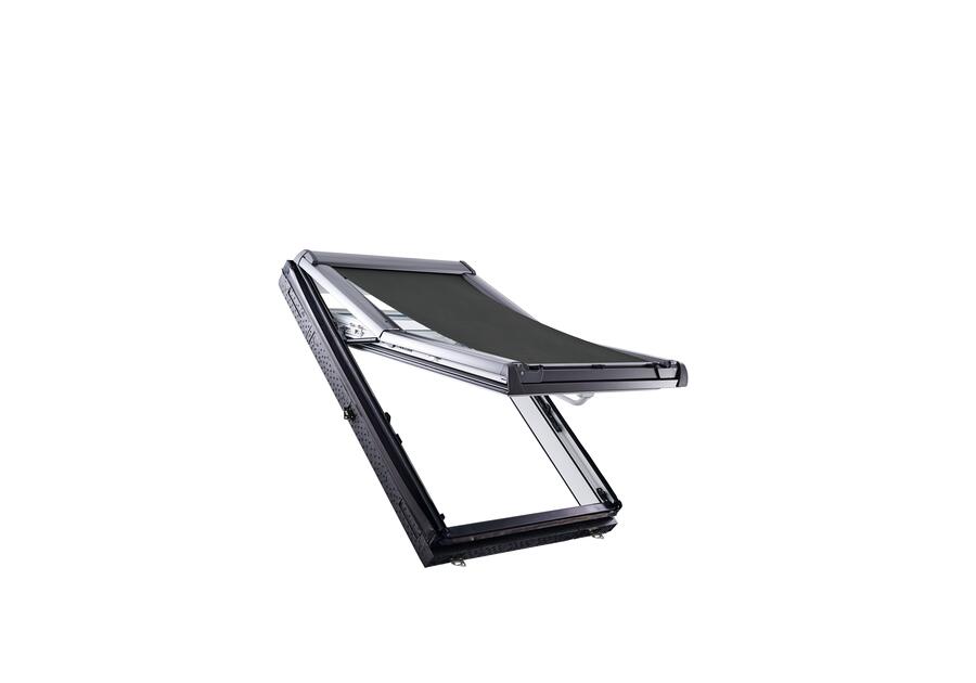 Zdjęcie: Markiza zewnętrzna Screen do okien Designo R4/R7, 074/118, manualna ROTO