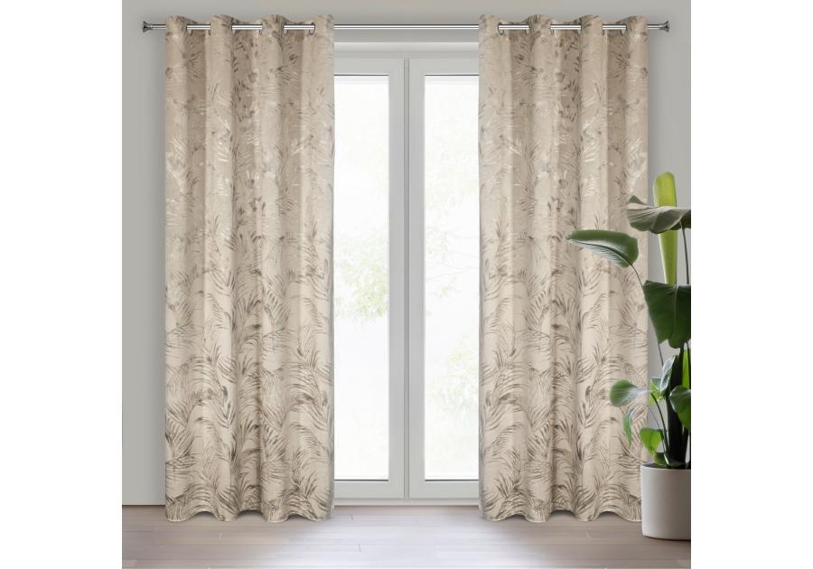 Zdjęcie: Zasłona gotowa Debra beżowy EUROFIRANY