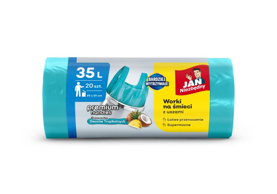Zdjęcie: Worki na śmieci T-shirt Smart 35 L - 20 szt. JAN NIEZBĘDNY