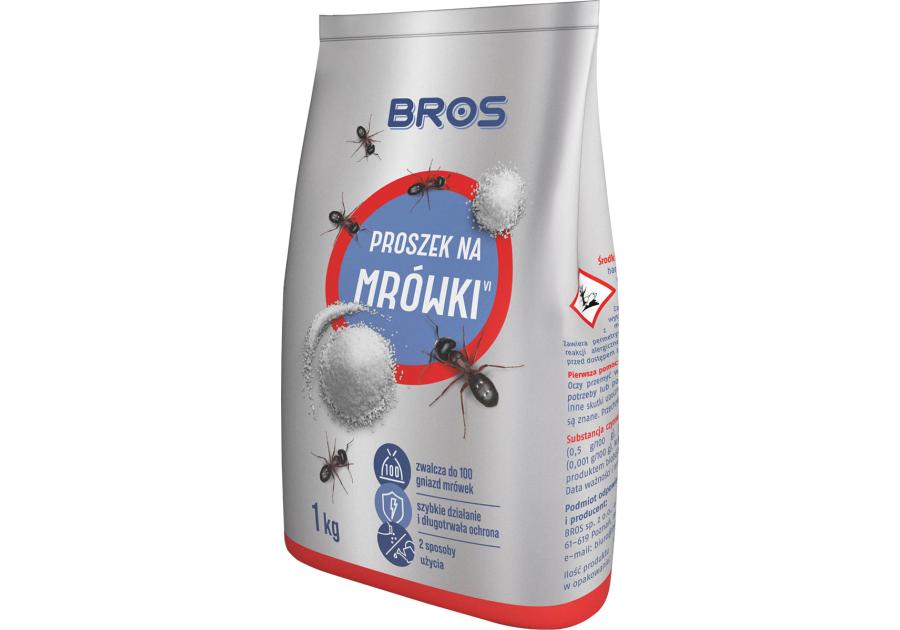 Zdjęcie: Proszek na mrówki 1 kg worek BROS