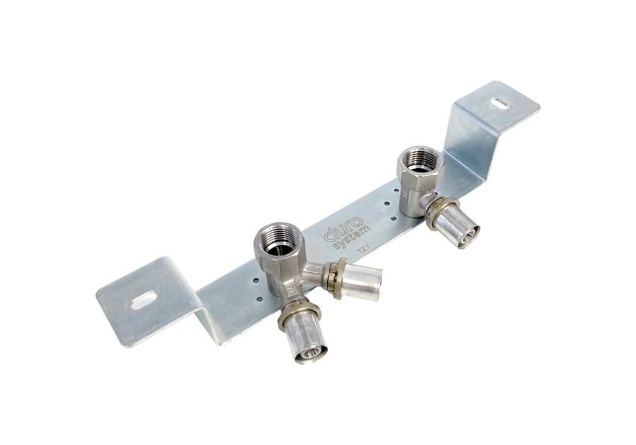 Zdjęcie: Listwa bateryjna 150 mm z kolanem przyściennym 16x1/2" i do cyrkulacji 16x2x1/2" DURO SYSTEM