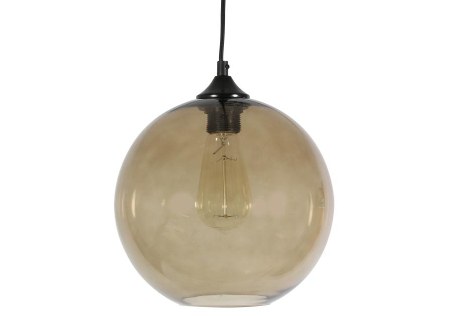 Zdjęcie: Lampa sufitowa wisząca Edison 60 W brązowa + żarówka CANDELLUX