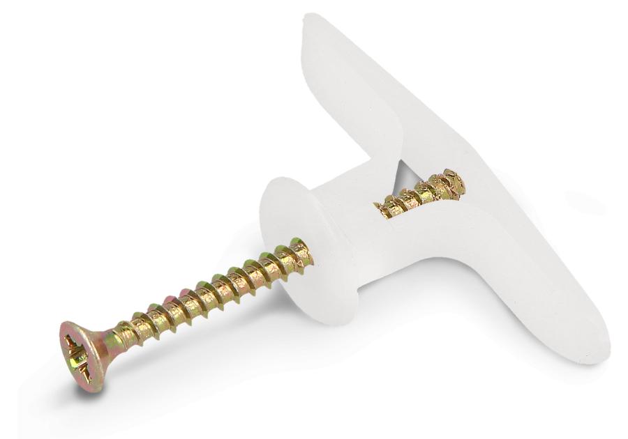 Zdjęcie: Kołek tworzywowy z wkrętem z łbem stożkowym GL 10 mm 50 szt. RAWLPLUG