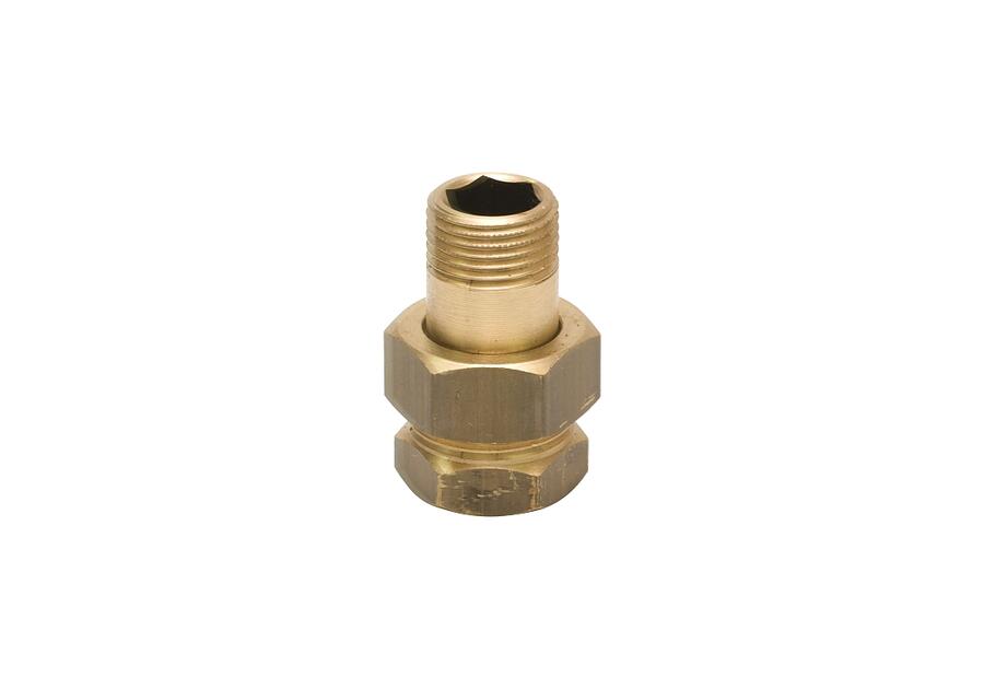 Zdjęcie: Śrubunek prosty 3/4 mosiądz TYCNER