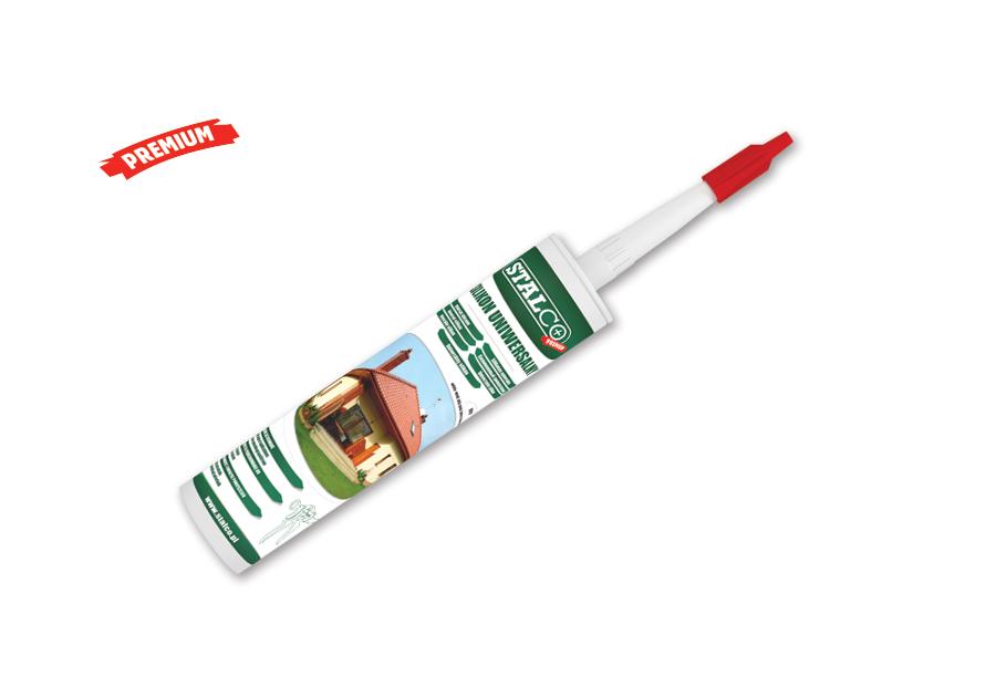 Zdjęcie: Silikon uniwersalny brązowy 300 ml STALCO