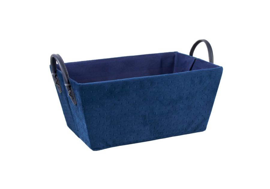 Zdjęcie: Koszyk Velvet z uchwytami ytl19-513.nb.m prostokątny niebieski TIN TOURS
