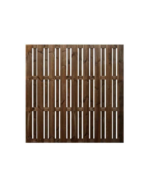 Zdjęcie: Płot pełny Ivo prosty 180x180 brąz SOBEX
