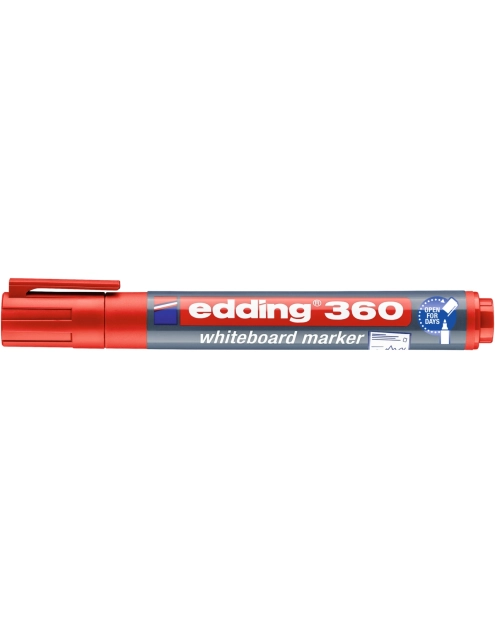 Zdjęcie: Marker Edding 360 do tablic suchościeralnych czerwony DMS