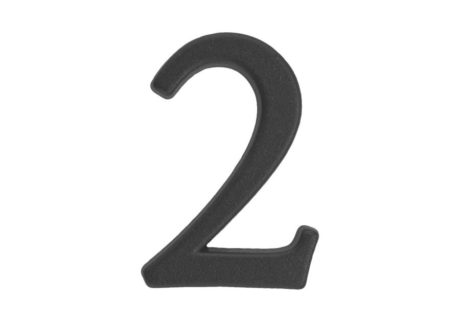 Zdjęcie: Cyfra 2 znal grafit 50 mm METRO